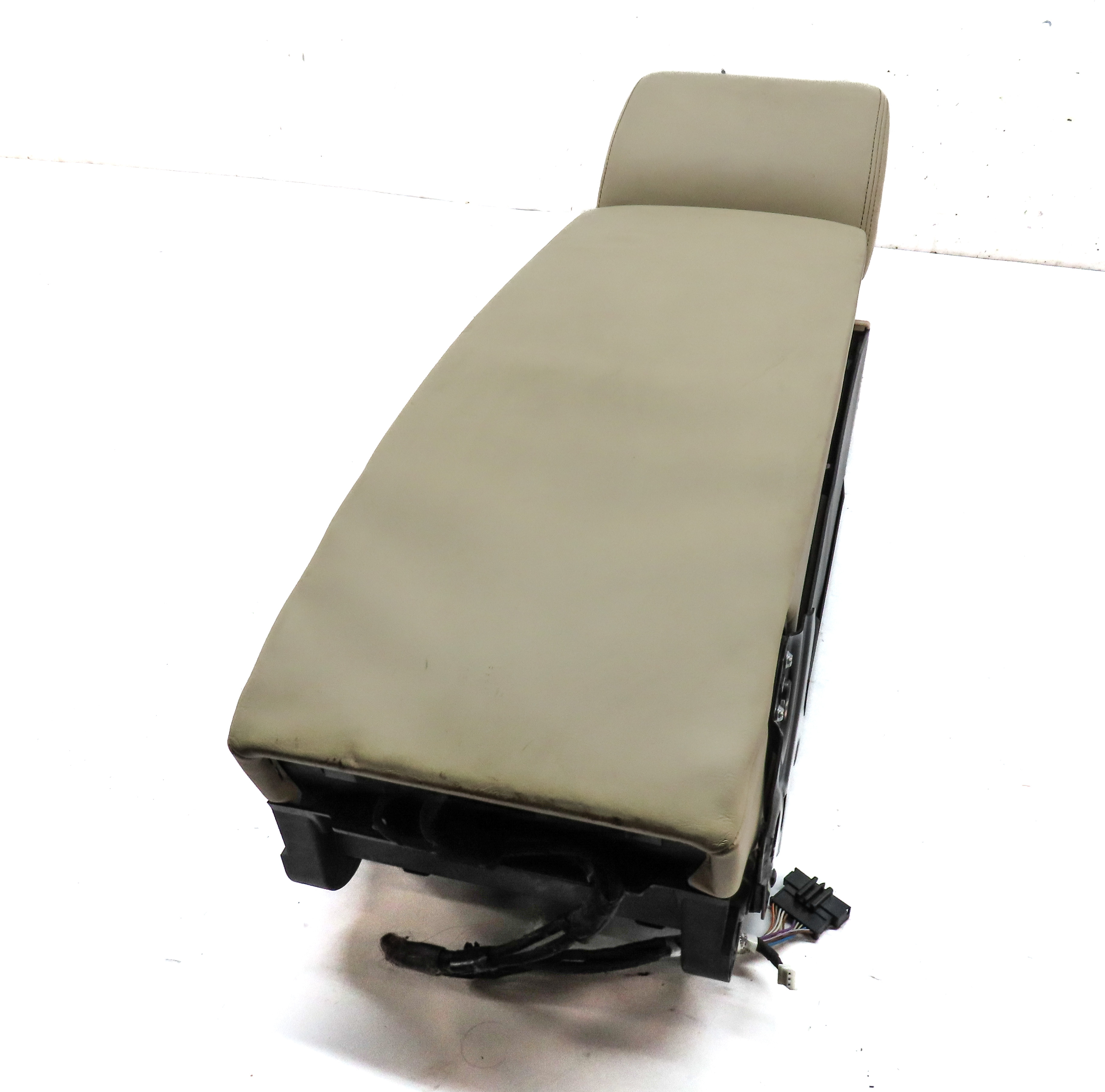 2016 BMW 750i (G11) REAR CENTER UPPER COMFORT SEAT CUSHION (BEIGE NAPPA LEATHER) — exact item pictured